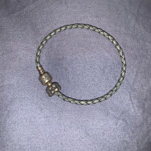 Pandora Charm Rope Bracelet with Flower Charm